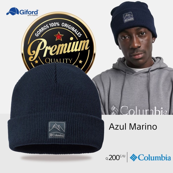 GORRO AZUL - COLUMBIA