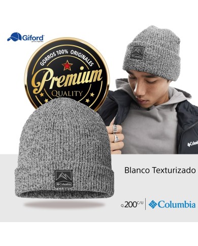 GORRO BLANCO TEXTURIZADO - COLUMBIA