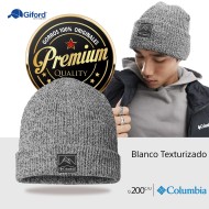 GORRO BLANCO TEXTURIZADO - COLUMBIA