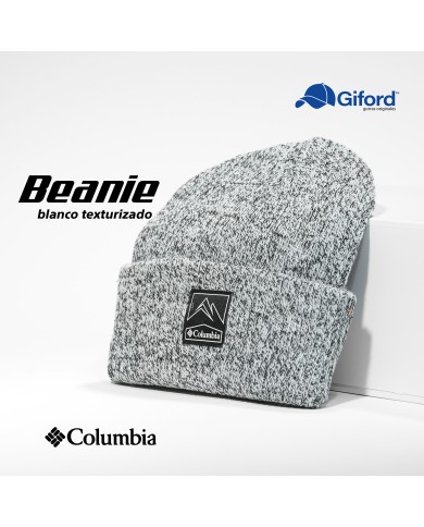 BEANIES Columbia -  Blanco Texturizado
