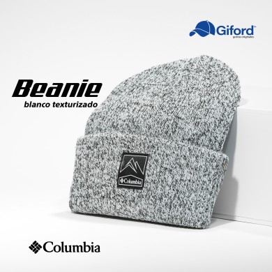 BEANIES Columbia -  Blanco Texturizado