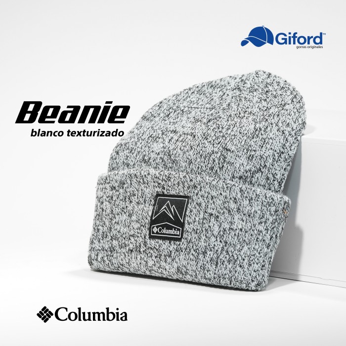 BEANIES Columbia -  Blanco Texturizado