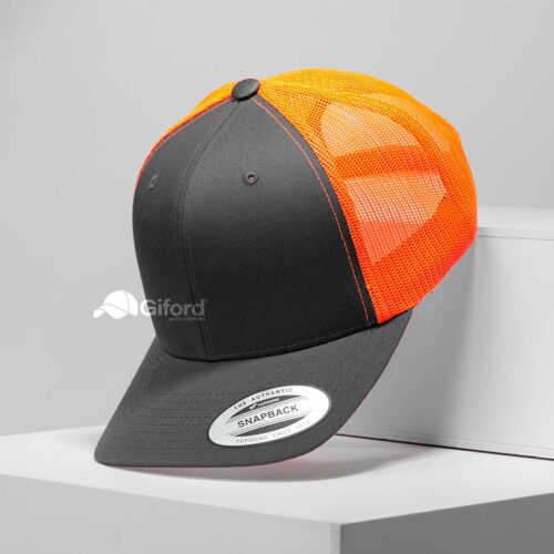 YP Classics® Trucker  – Gris con naranja