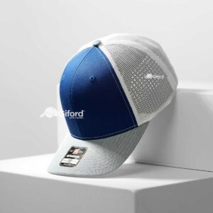 Richardson –RGAB– Gris con azul pavo y blanco