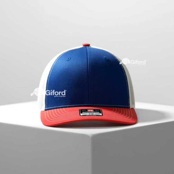 Richardson –RRAB– Rojo con azul pavo y blanco