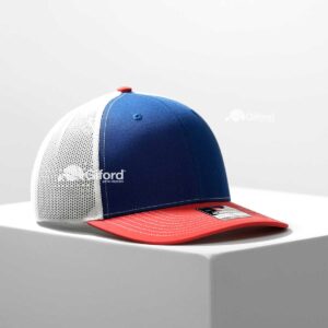 Richardson –RRAB– Rojo con azul pavo y blanco