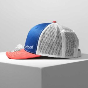 Richardson –RRAB– Rojo con azul pavo y blanco